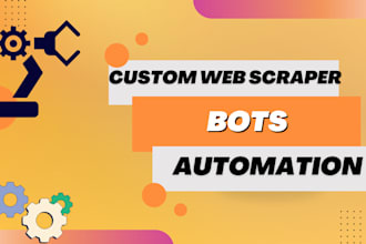 build custom python web scraper, web crawler, and automation bots