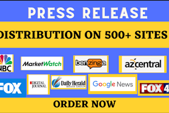 distribute your press release to yahoo finance and top news sites in 24 hours