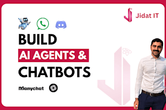 build ai agent and chatbot for whatsapp, discord and manychat