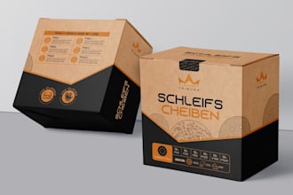 do packaging design, product box design, mailer box and amazon box design