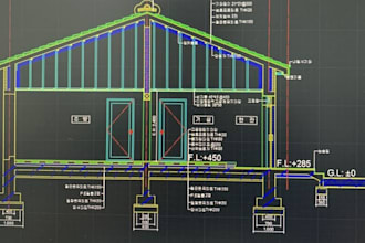 do drawing, sketch or image in autocad, solidworks, etap and visio pro
