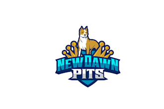 design outstanding new dawn pit bulls logo