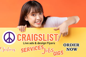 design and manage craigslist ads for your business