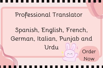 translate english to spanish, german, french, italian, urdu
