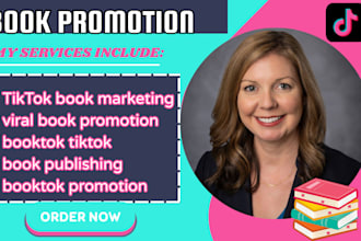 rank booktok tiktok video amazon kdp ads book promotion book trailer influencers