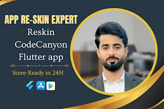 reskin codecanyon flutter apps for android ios rebrand expert