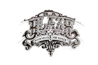 design innovative vintage logo for ba blaze