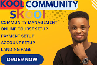 setup online skool community,online skool community,online skool community