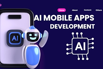 build chatgpt ai mobile app or website ai saas app ai chatbot ai software