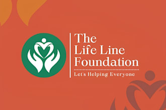 make modern nonprofit, charity, community, foundation logo