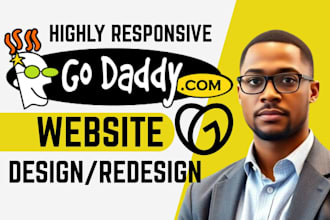 design godaddy website redesign godaddy website development and godaddy SEO