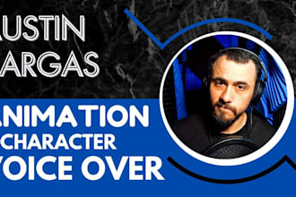 be the male voice actor for your animated characters