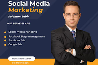 be your social media and digital media manager