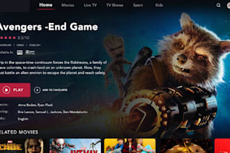 build samsung tv,live tv,iptv app,smarttv app with subscription