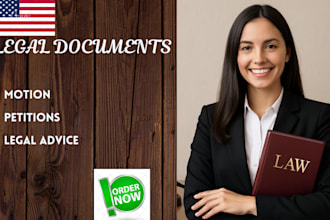 prepare legal documents, motions