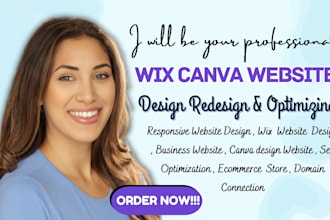 design migrate wix canva website canva to wix  design wix website redesign