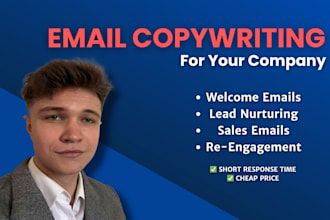 copywrite different kinds of sales emails for your company
