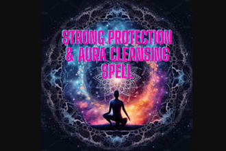 cast strong protection spell aura cleansing spell removes negative energy