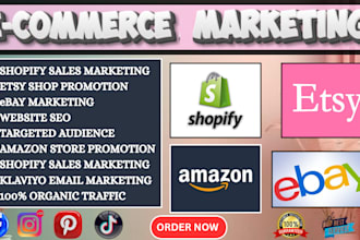 boost etsy ebay shopify dropshipping store marketing website traffic sales SEO