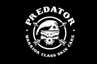 design beautiful predator warpaint logo