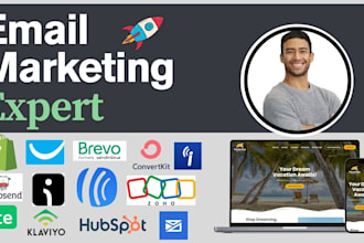 send b2b bulk brevo shopify klaviyo mailchimp email marketing campaign manually