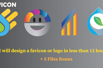 design a favicon in less than 24h including bonus for your app or shopify store