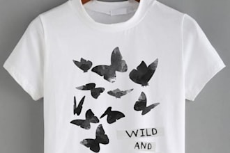 create aesthetic and trendy custom tshirt designs
