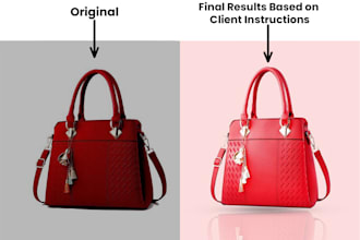 do any product photo editing, image retouching in photoshop