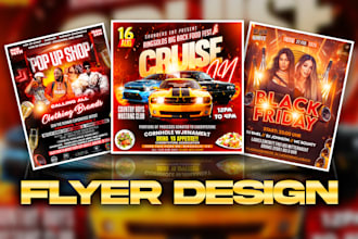 design party flyer, club, dj, music, event flyer, motion flyer design