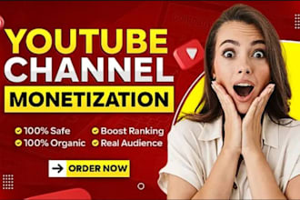 do organic youtube video promotion and channel monetization to grow your views