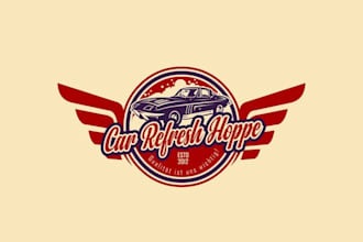 design high definition consulting car retailer logo