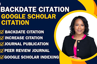 do backdate citation and increase google scholar citations using researchgate