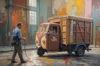 paint a replica of any painting in oil art