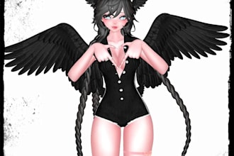 create vrchat avatar 3d model vrc avatar vr character furry nsfw fursona vr chat