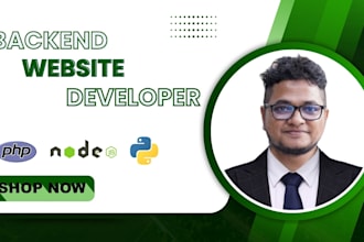 develop a scalable and secure backend for your web app