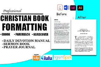 ghostwrite christian book format daily devotional prayer journal amazon kdp