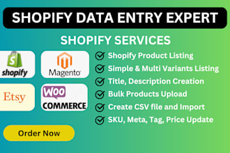 do shopify product listing manually and bulk upload with accuracy