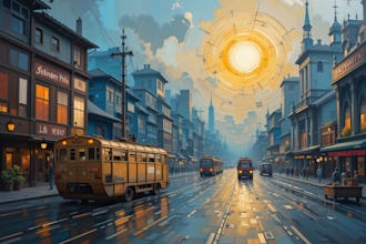 make a digital oil painting of any landscape