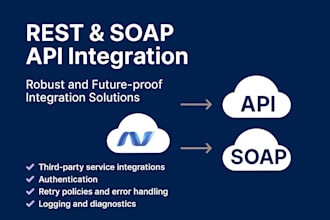 integrate your app with any rest or soap API