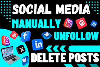 manually unfollow, remove ghost followers and delete instagram posts