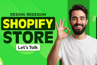 create shopify website,  shopify store design, and shopify dropshipping