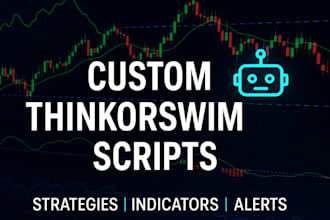 create thinkorswim indicator, strategy, scanner, watchlist with thinkscript