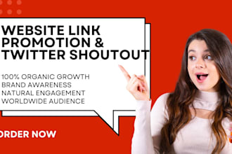 promote shoutout your website link to 300m US UK ig twitter fb tiktok audience