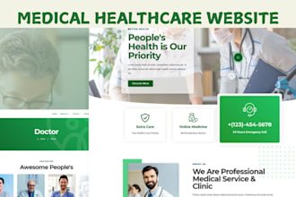 medical doctor dentist mental health wellness spa healthcare website design
