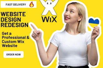 build wix website, design wix landing page, design wix ecommerce store,