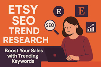 research the latest trend on with etsy seo in any niche to boost etsy sales
