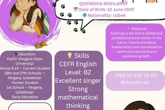 design a curriculum vitae and resume for everyone