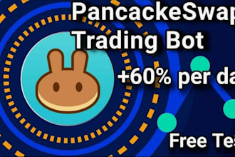 develop binance bot, pancake swap bot, trading bot, crypto bot,ccc