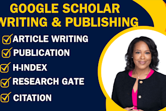 write and publish your article in google scholar peer review indexed journals