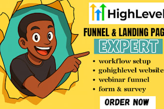 gohighlevel landing page gohighlevel sales funnel gohighlevel automation expert